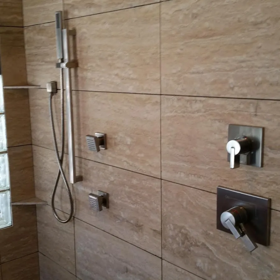 Shower fixture installation for Water Heater Replacement in Wabash